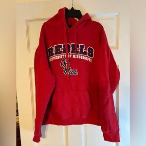 Unisex. Colosseum Ole Miss hoodie. XL